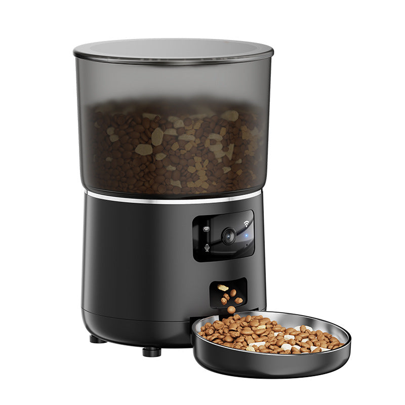 Pet feeder with video function
